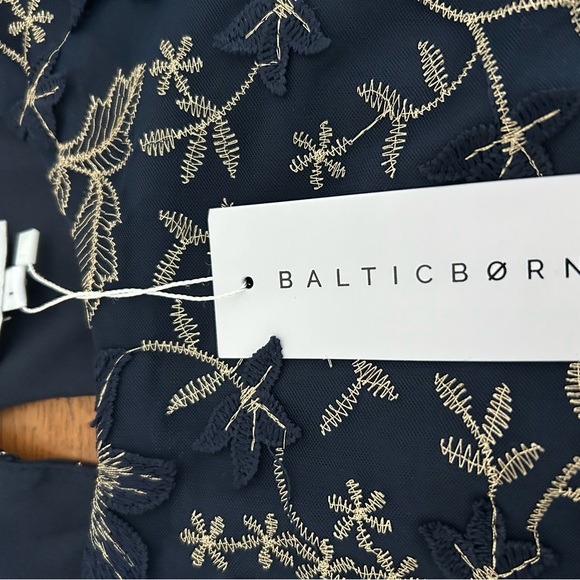 Baltic Born Navy and Gold Floral Maxi Dress - Picture 9 of 16
